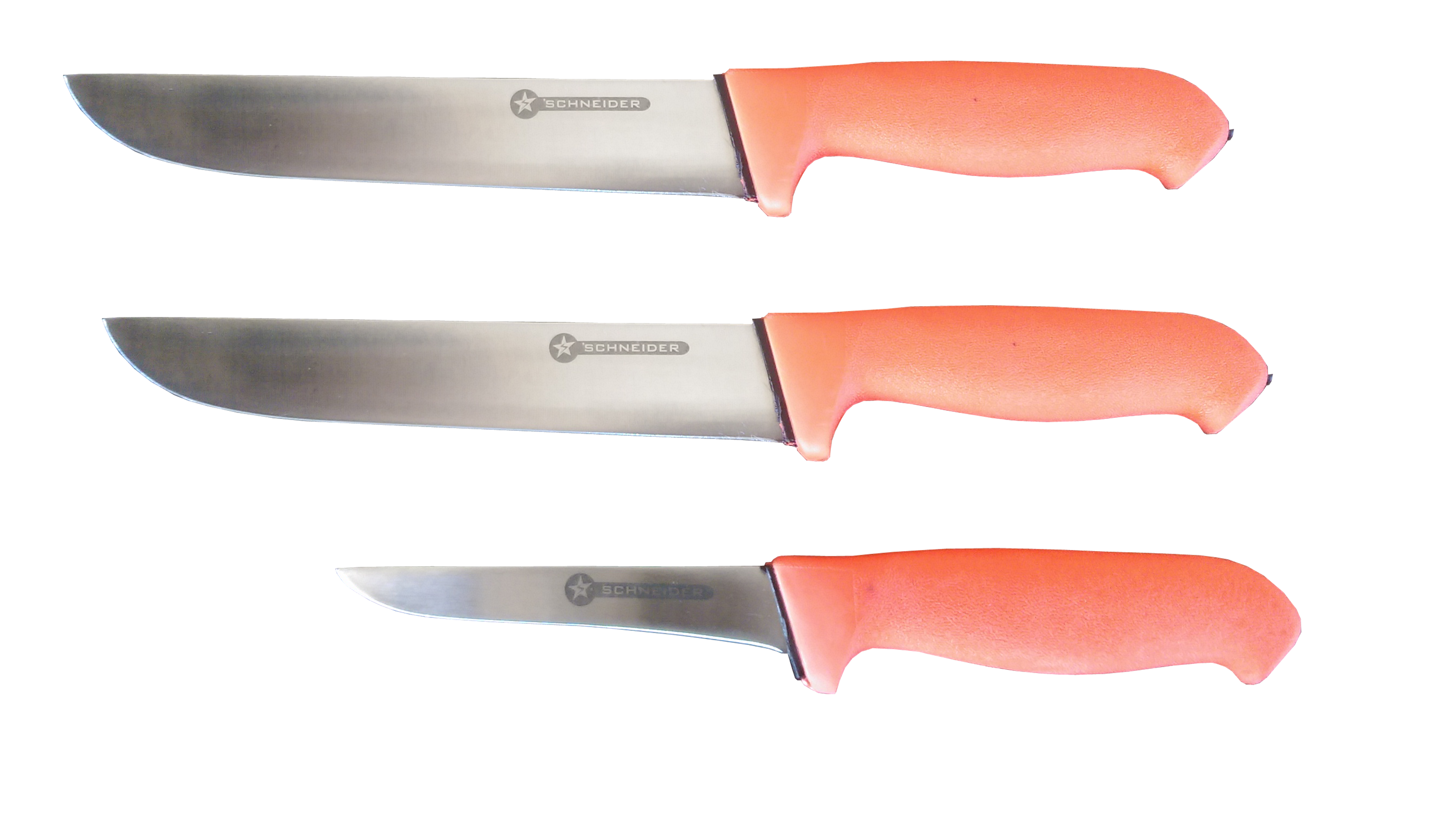 Nož mesarski set 1 - 13cm/18cm/21cm